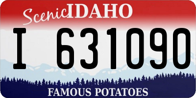 ID license plate I631090