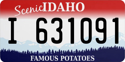 ID license plate I631091