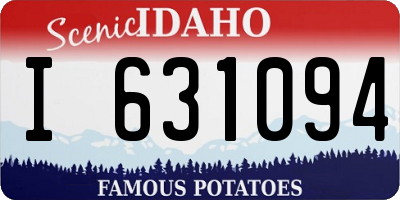 ID license plate I631094