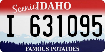 ID license plate I631095