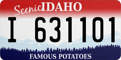 ID license plate I631101
