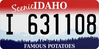 ID license plate I631108
