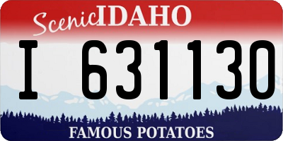 ID license plate I631130