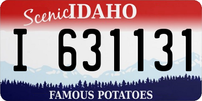 ID license plate I631131