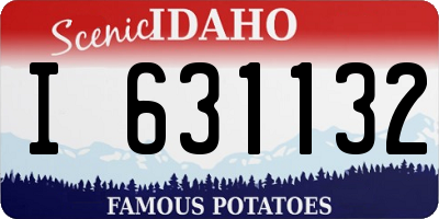 ID license plate I631132