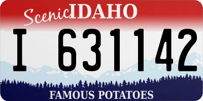 ID license plate I631142