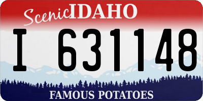 ID license plate I631148