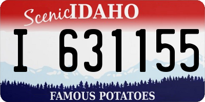 ID license plate I631155