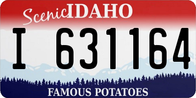 ID license plate I631164