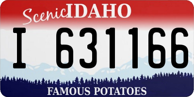 ID license plate I631166