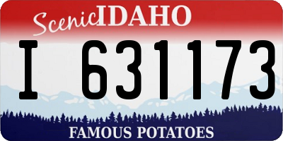 ID license plate I631173