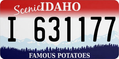 ID license plate I631177