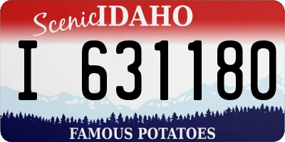 ID license plate I631180