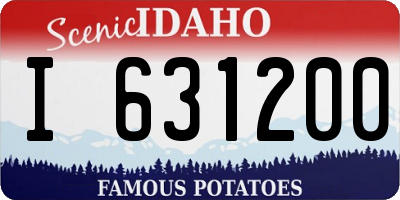 ID license plate I631200