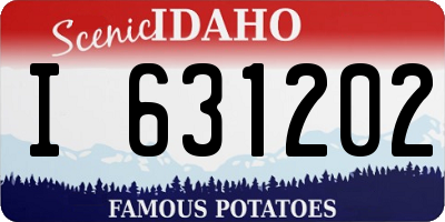 ID license plate I631202