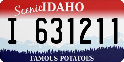 ID license plate I631211