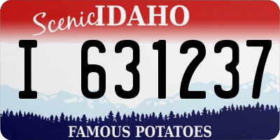 ID license plate I631237