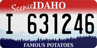 ID license plate I631246