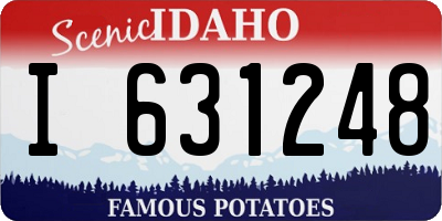 ID license plate I631248