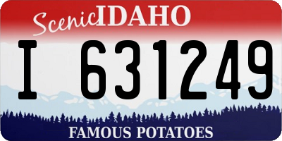 ID license plate I631249