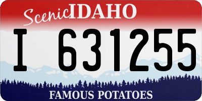 ID license plate I631255