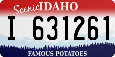 ID license plate I631261