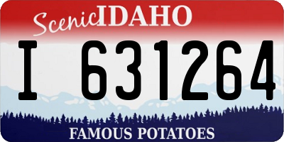 ID license plate I631264