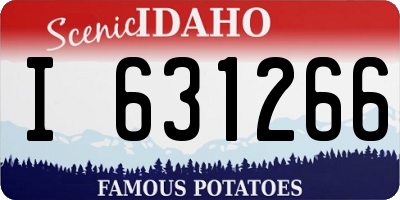 ID license plate I631266
