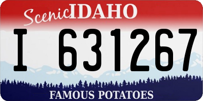ID license plate I631267