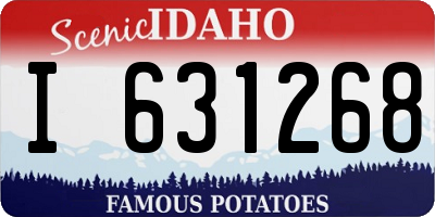 ID license plate I631268