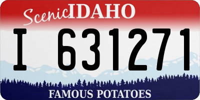 ID license plate I631271