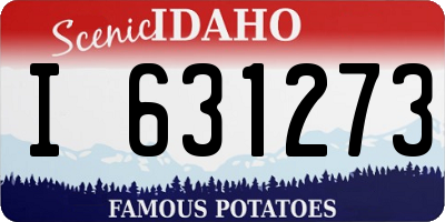 ID license plate I631273
