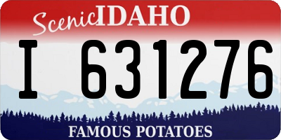 ID license plate I631276