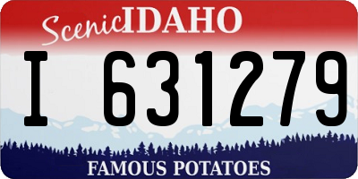 ID license plate I631279