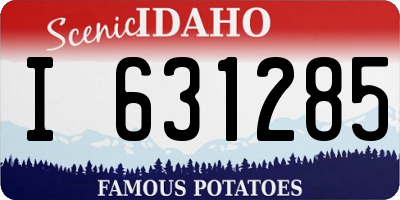 ID license plate I631285