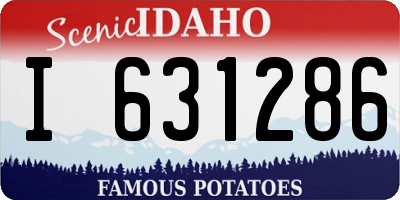 ID license plate I631286