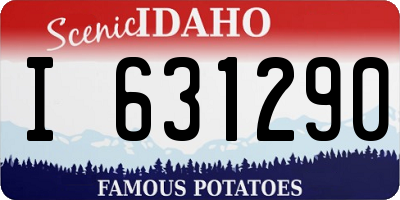 ID license plate I631290
