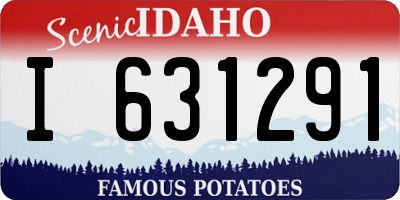 ID license plate I631291
