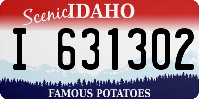 ID license plate I631302