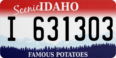 ID license plate I631303