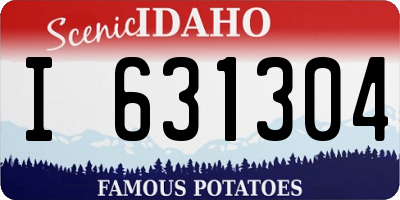 ID license plate I631304