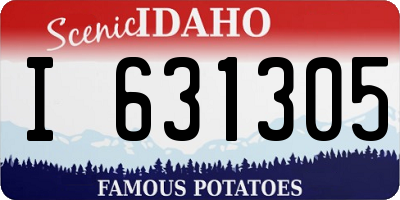 ID license plate I631305