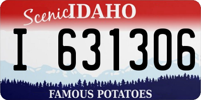 ID license plate I631306