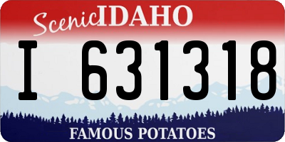 ID license plate I631318