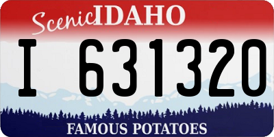 ID license plate I631320