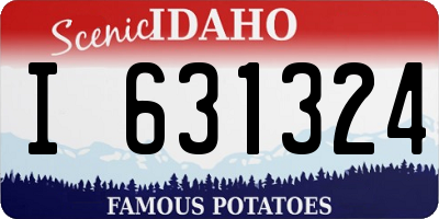 ID license plate I631324