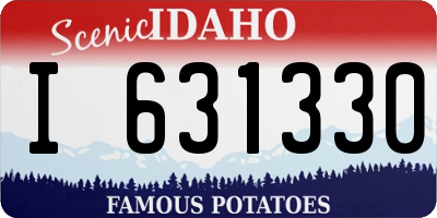 ID license plate I631330