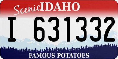 ID license plate I631332