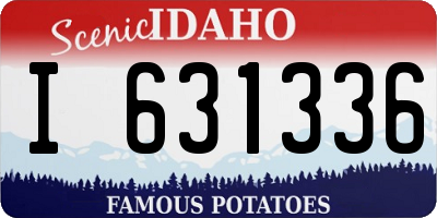 ID license plate I631336