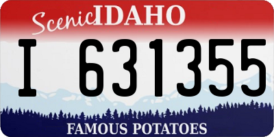 ID license plate I631355
